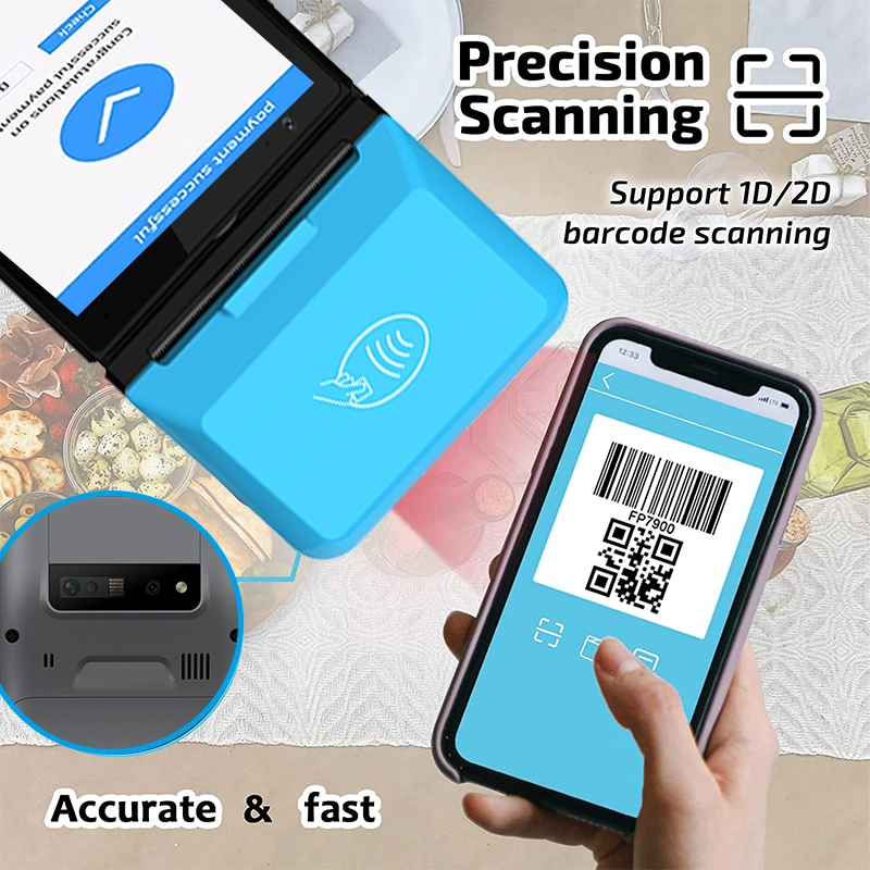 جهاز POS المحمول MSR/NFC/IC Android 11 للمطعم/تسليم الطعام (Z500C)