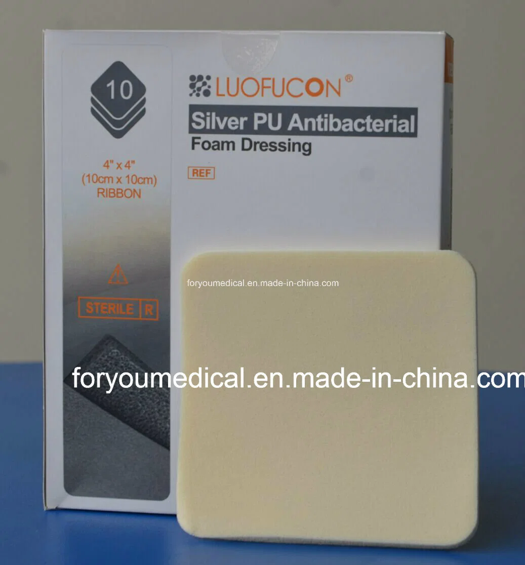 Antibacterial Foam Wound Dressing with Silver Ion for Bedsore/Ulcer/Diabetes