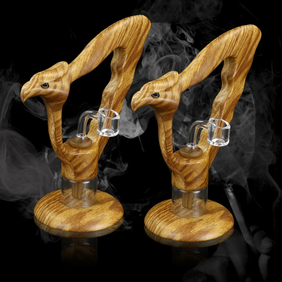 Wooden&Glass Luxury Wholesale/Supplier Tabacco Flavor Eagle Nectar Collector