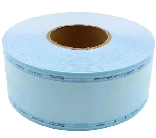 Factory Price Disinfection Gusseted Reel Pouch Roll for Medical Eo/Steam Sterilization Packaging