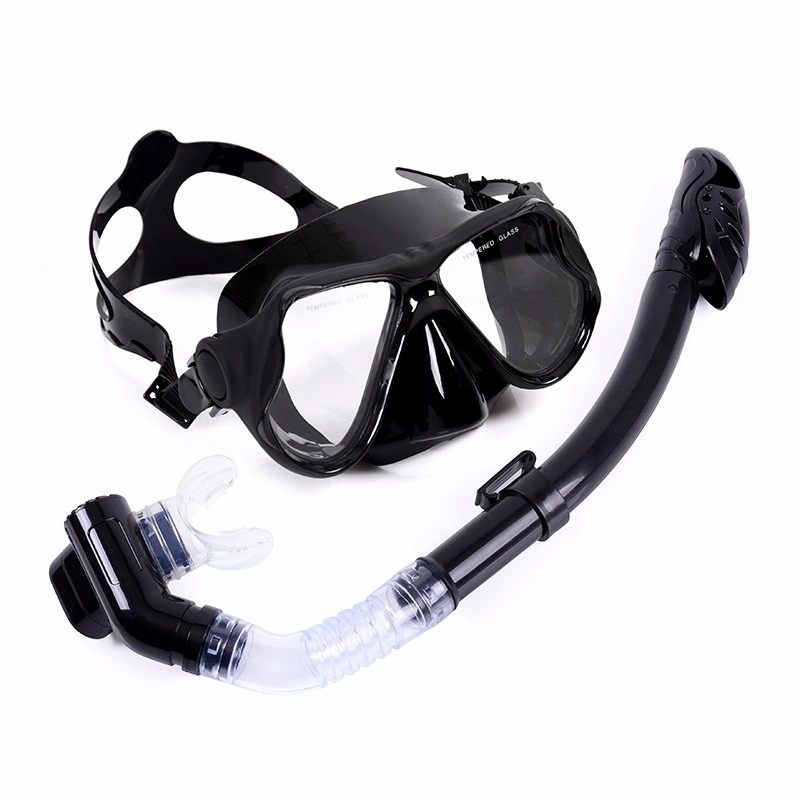 Dry Anti-Fog Professional Scuba Diving Mask Diving Glasses Snorkel Set