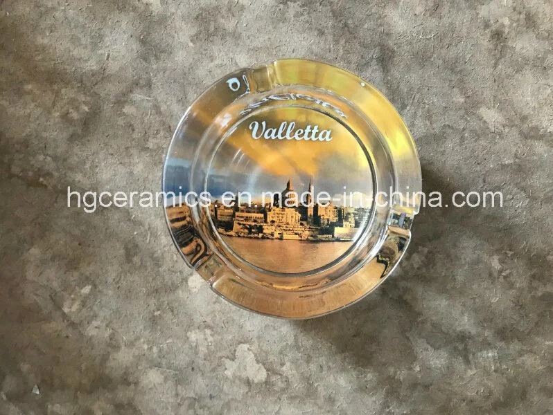 Best Quality Glass Ashtray, Glass Ashtray, Decal Printing Ashtray