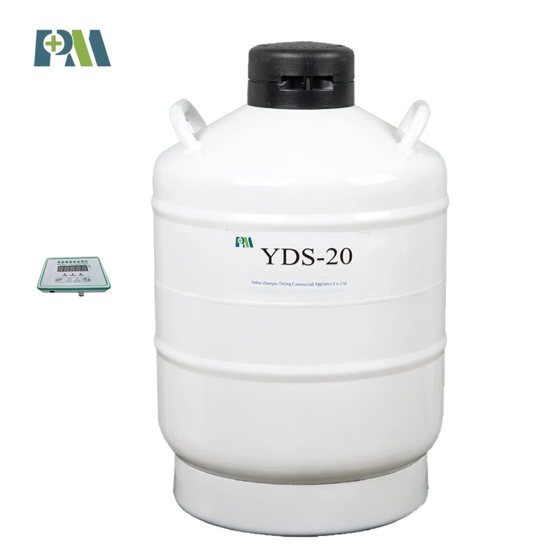 Promed Innovative Portable Low Temperature Liquid Nitrogen Storage Dewars for Biotech and Medical Research Yds-20