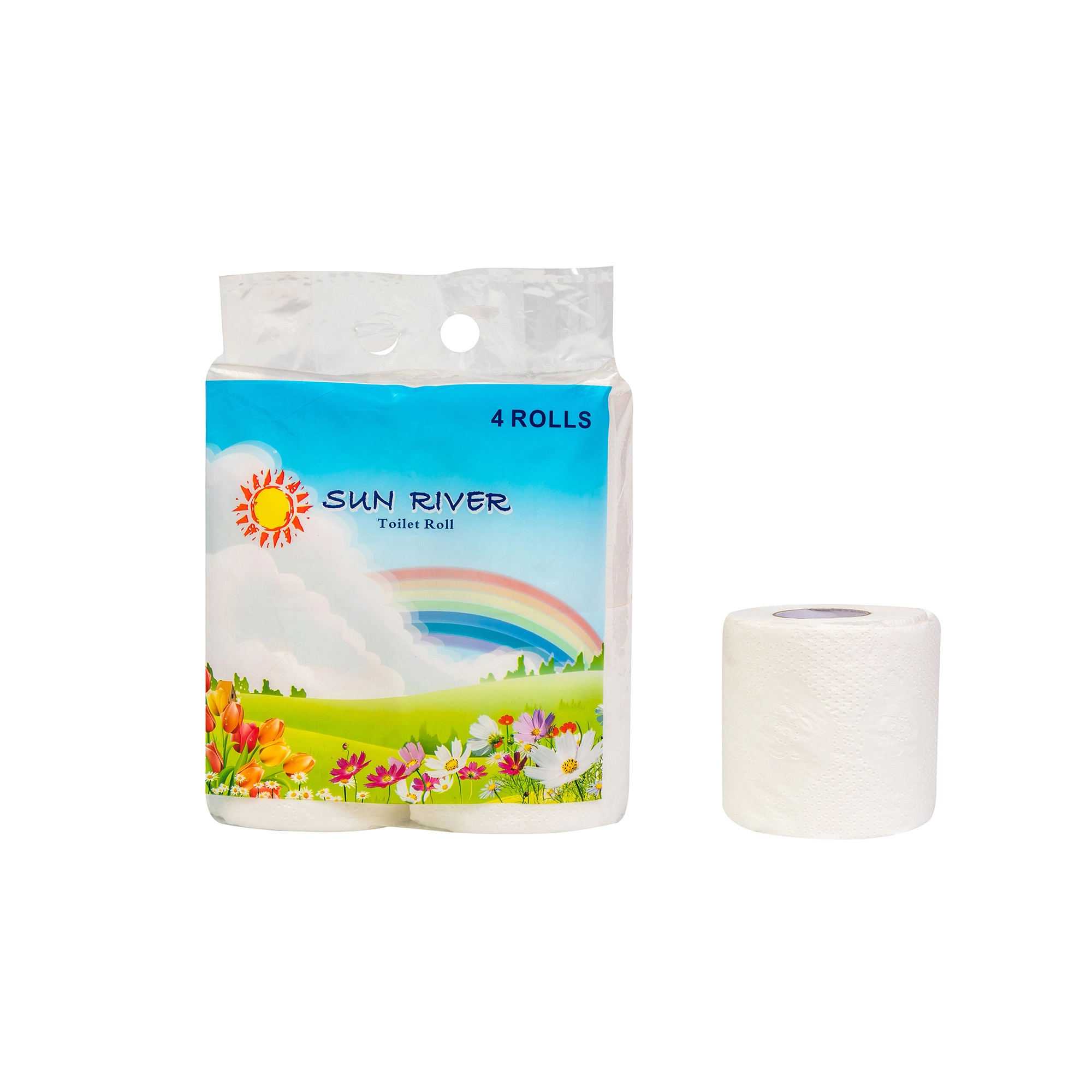 Virgin Wood Pulp Cleaning Toilet Paper Roll Original Factory Soft OEM 2 Ply White Toilet Tissue