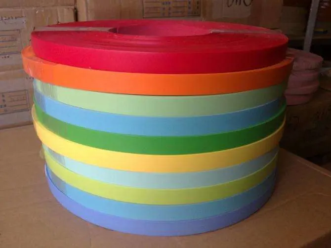 Solid Wood Furniture Tape 2mm Colors Kitchen Cabinet PVC Edge Banding