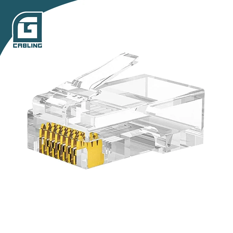 Gcabling RJ45 Connector Plug Unshield 23AWG RJ45 Connector Panduit CAT6 RJ45 Connector