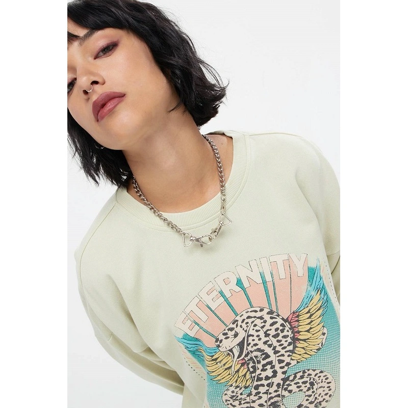 Women Pullover Printed Sweatshirts Top