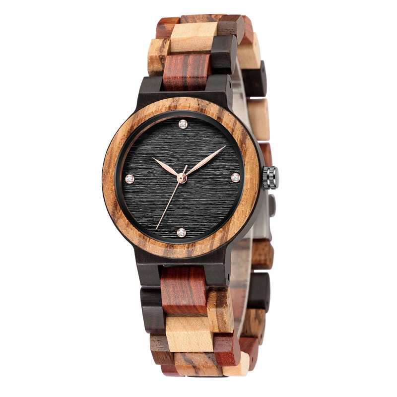 Damen Holz Uhr Farbe Holz Uhr Damen Version der Neues kleines Zifferblatt (CFWT-035)