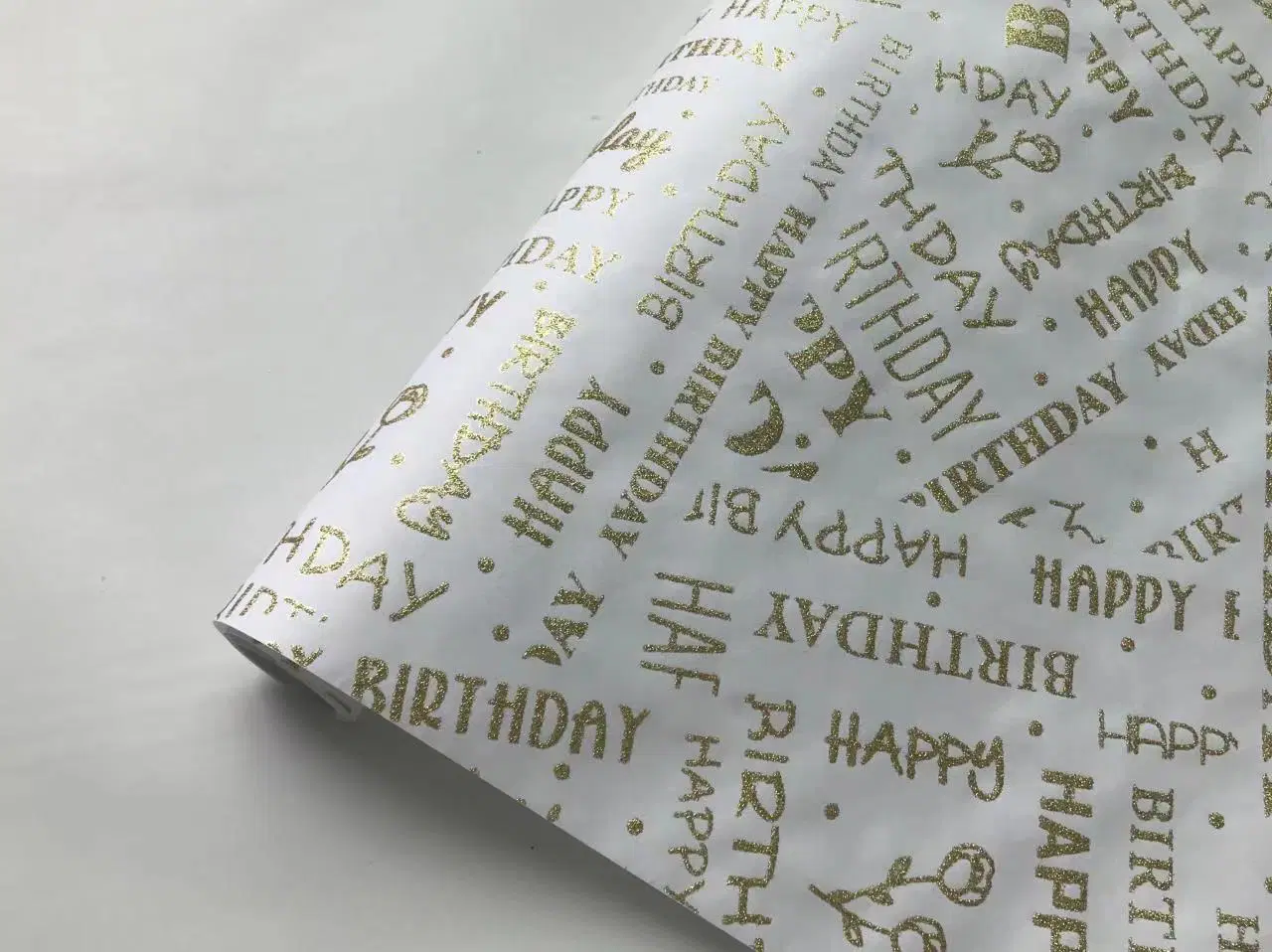 Custom Gold Foil Birthday Holiday Wedding Baby Shower Gift Wrapping Paper
