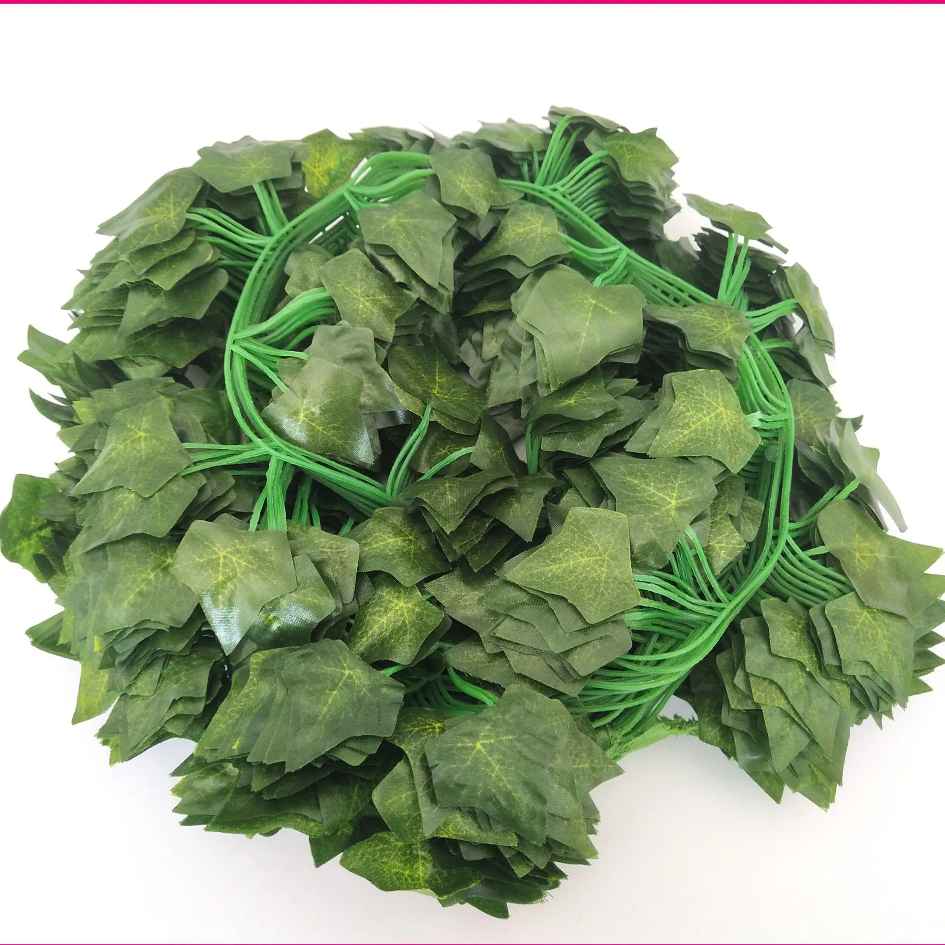 Home Decor Natural Garland Plants Vine 2,4m Grape Leaf Artificial Verde Creeper hojas Viña artificial Hoja