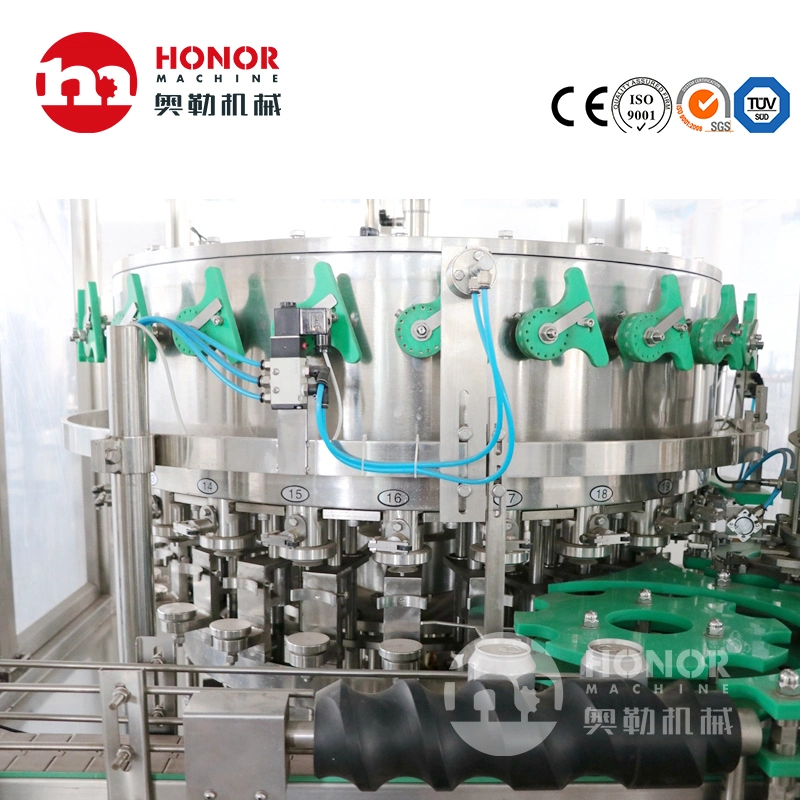 High quality/High cost performance , High Efficiency, High Output, Automatic Beverage Can Aluminum Bottle Sealing Filling Machine