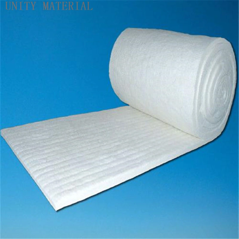 1260c 96 128 Kg/M3 50mm Thick Ceramic Fiber Blanket Roof Thermal Insulation Refractory Material