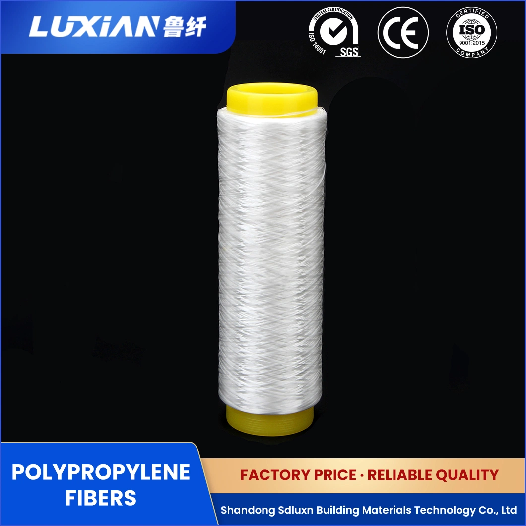 Fibra Sdluxn Material de Construção Lxbg polipropileno modificado Fibrillated Fibras de polipropileno China Polietileno de baixa densidade estável sintético fábrica de fibra