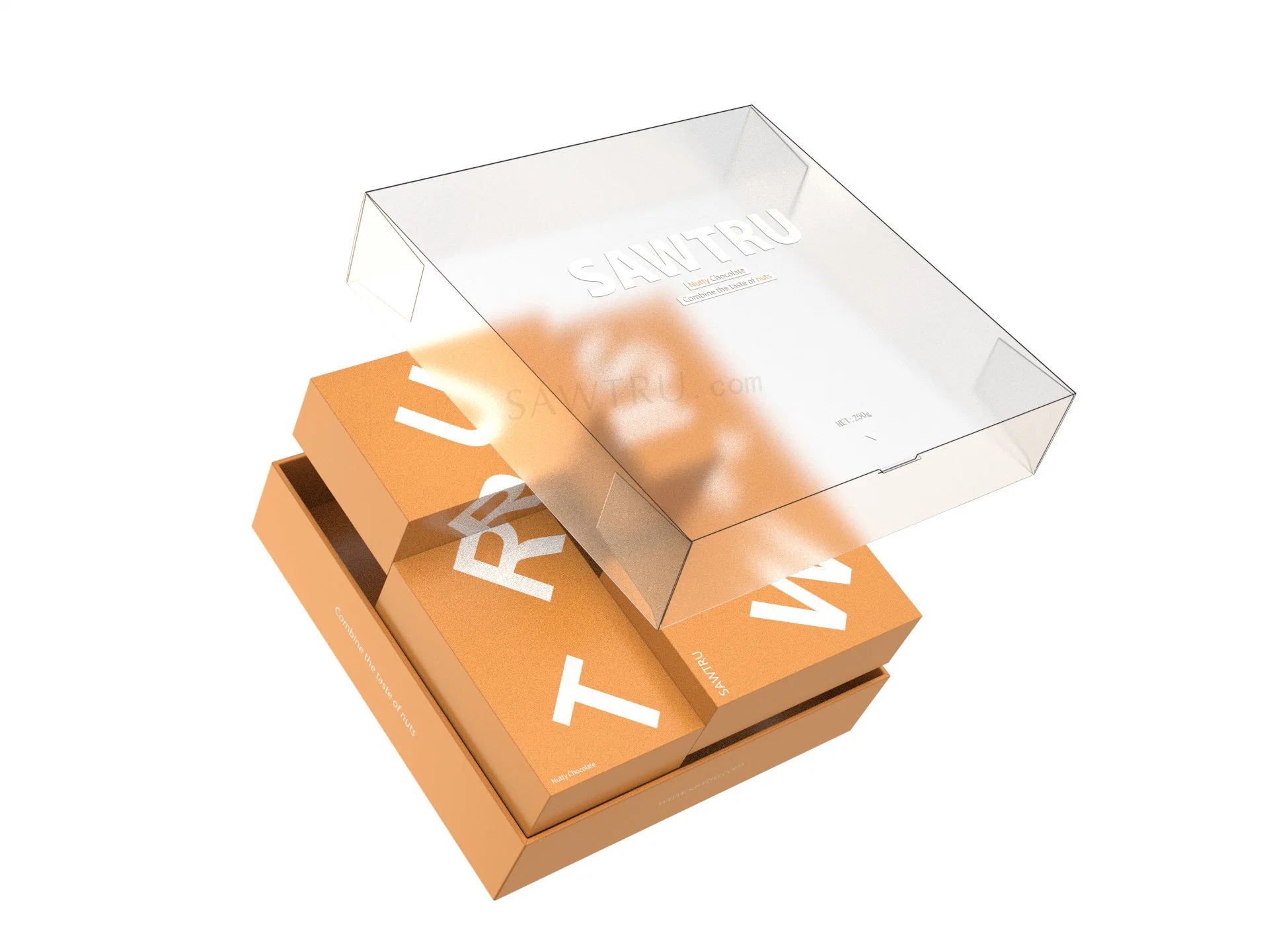 Sawtru Luxury Cardboard Paper Gift Calendar Box Custom Printing