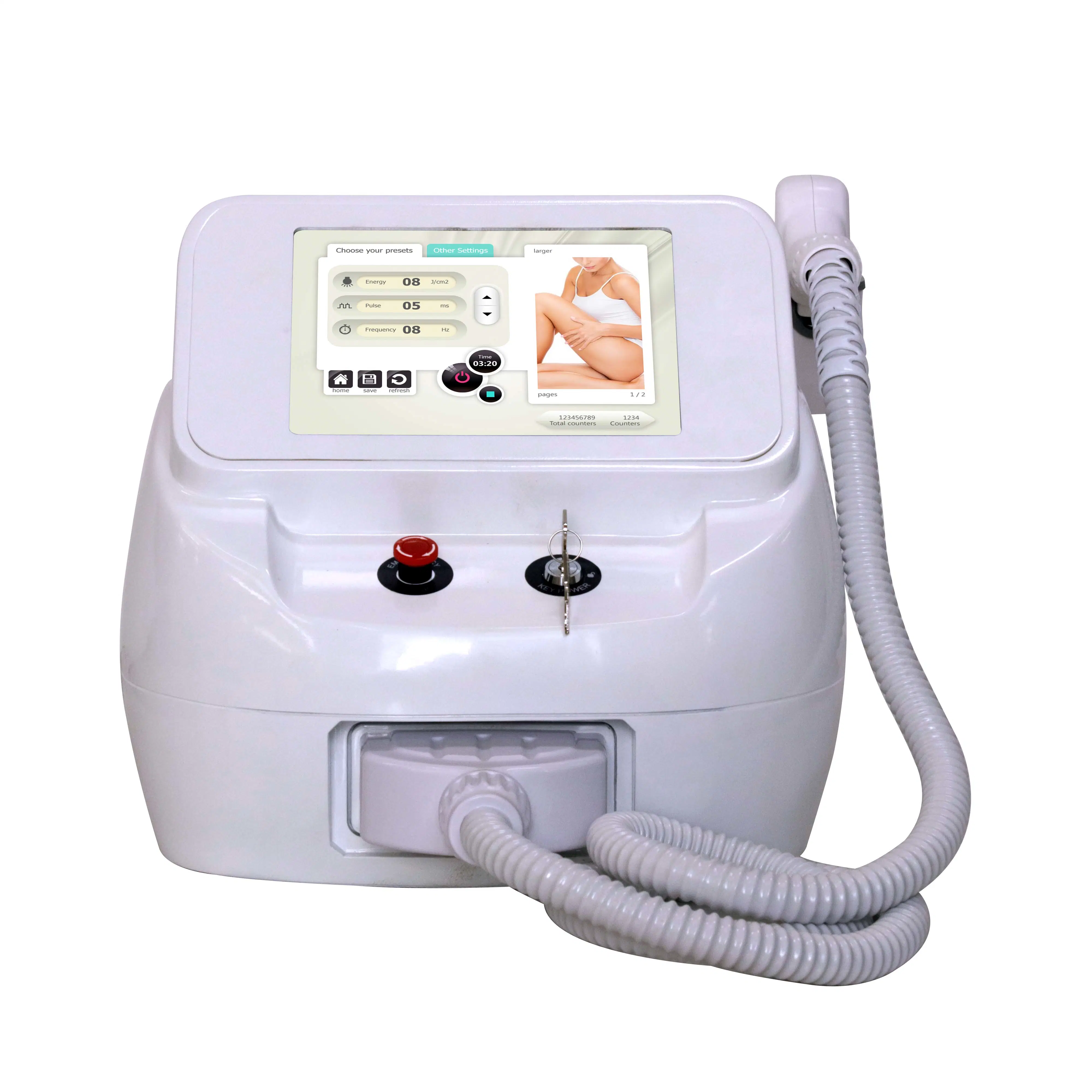 2023 Km300d Diode Laser Portable Hair Removal Machine 808 Nm Epilator Diodo Laser Equipment Ice 808nm Diode Laser System