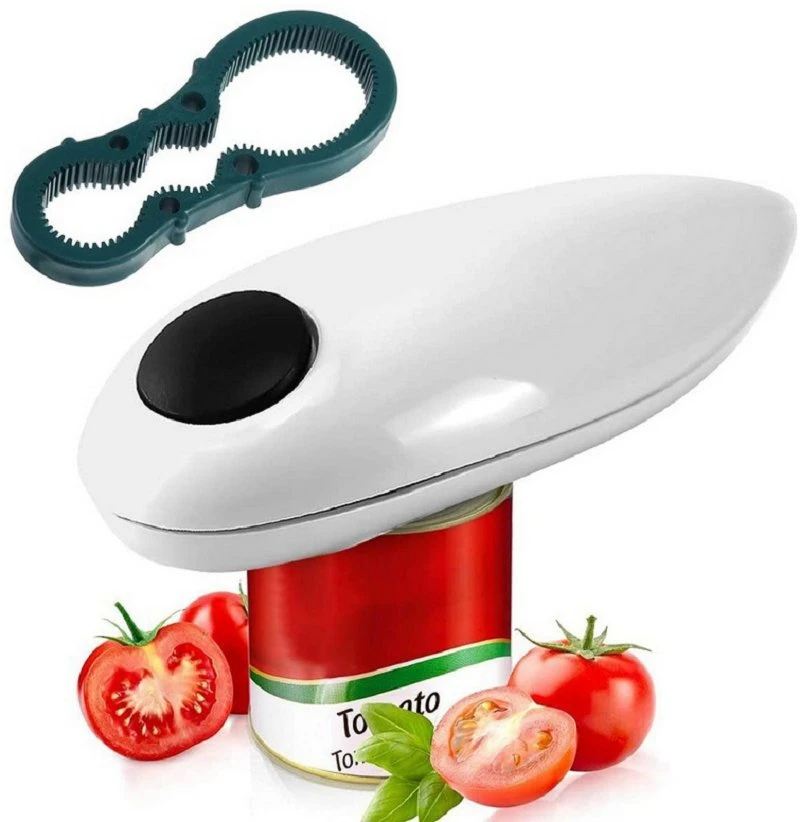 Bonnes accessoires de cuisine réglables de qualité. Ouvre-boîte électrique automatique à scellage hermétique d'une simple pression.