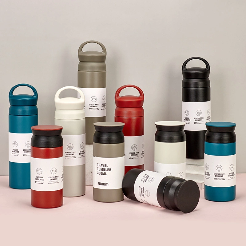 Top Seller Luxury Gift Portable Customize Print Japanese Mug with Logo Cold Insulated Drinking Thermo Bottles Camping Coffee Thermo Flask Double Wall Cup