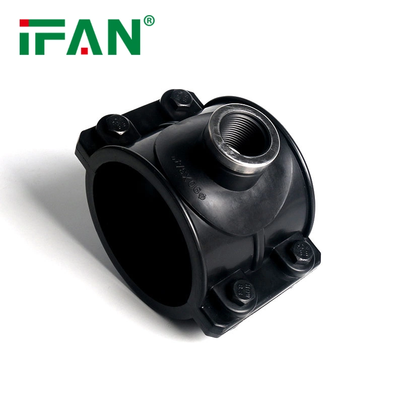 Ifan Factory Supply PP Compression Fitting HDPE Saddle Clamp for Irrigation
