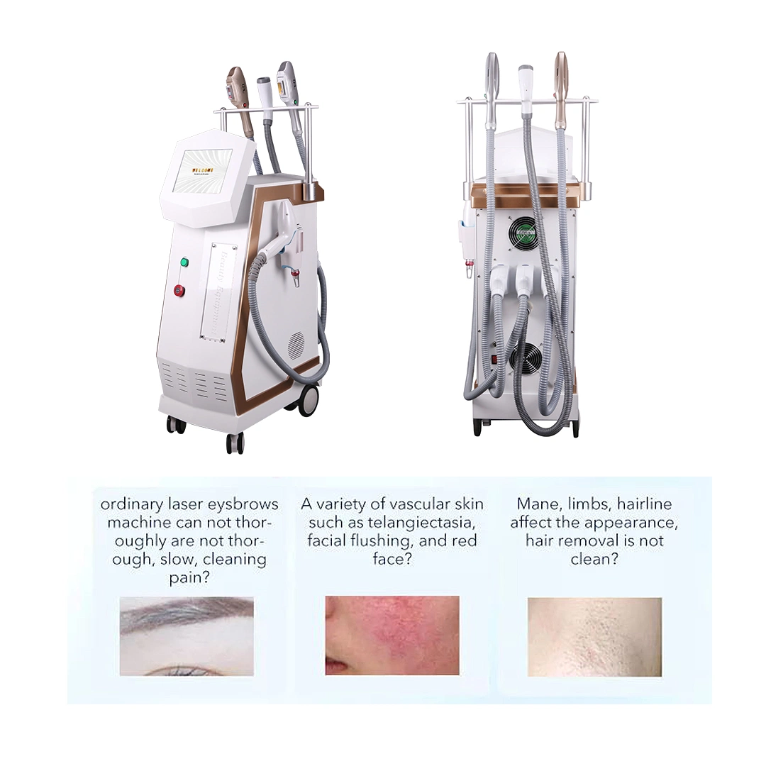 Factory Price Multifunction 4 in 1 IPL/Opt/ND YAG/RF Beauty Equipment