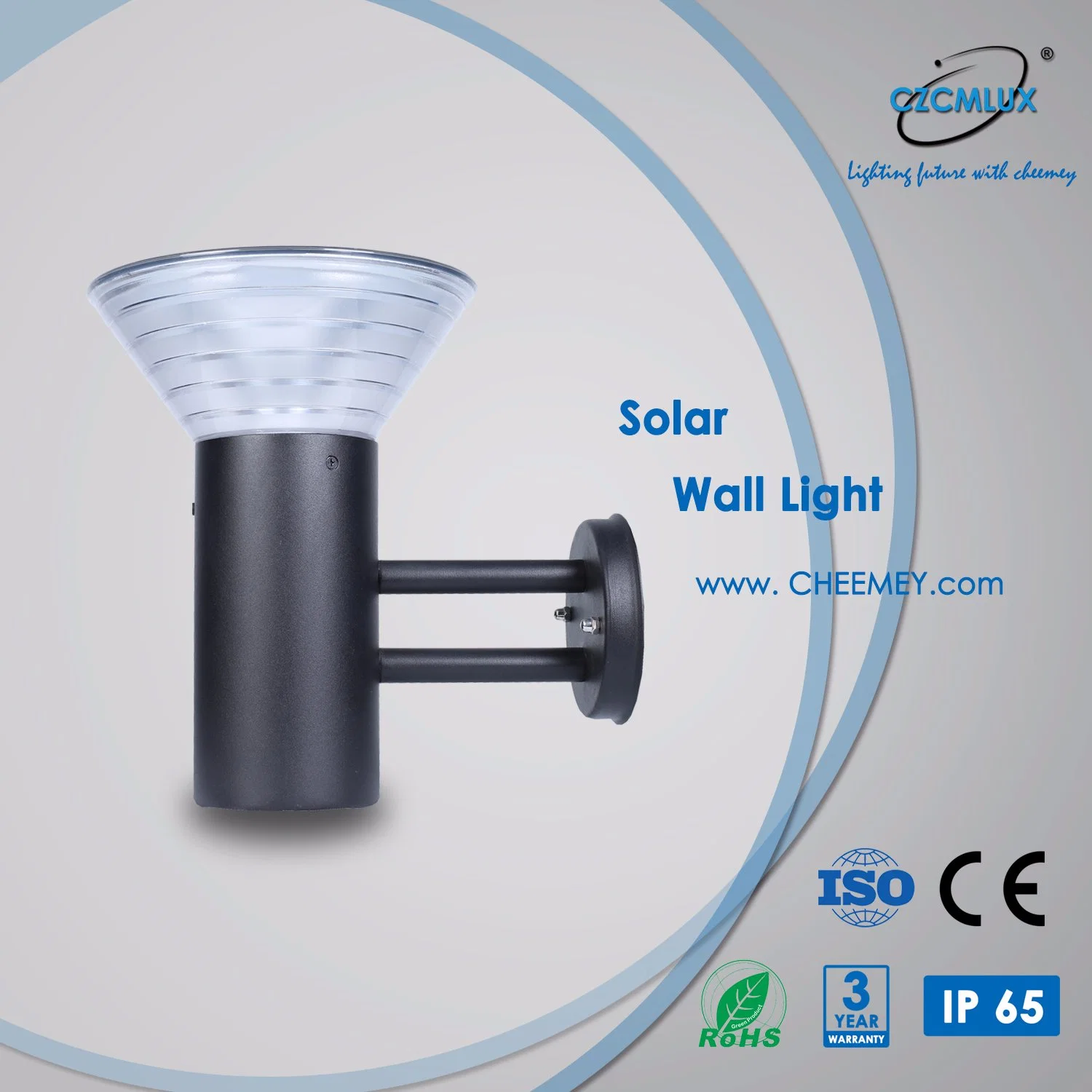 LED Outdoor Solar Lawn Garden Lighting for Wall