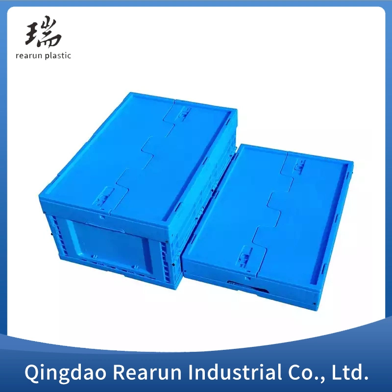 Heavy Duty Folding Storage Plastic Container for Warehouse