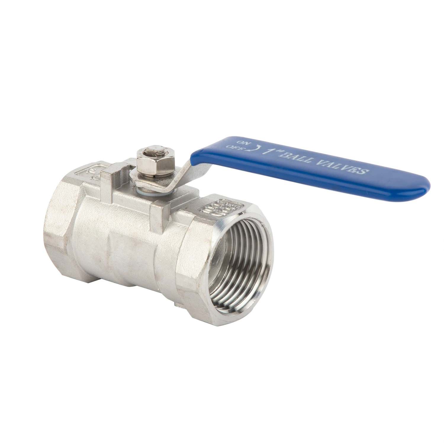 1 PC Stainless Steel Internal Thread Water Pipe NPT Ball Valve with Lock