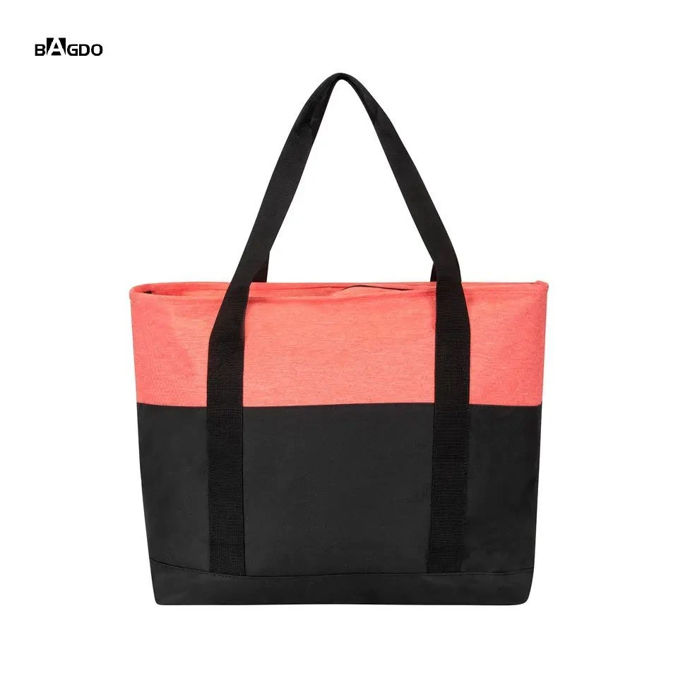 Classic Polyester Lady Daily Life Shopping Reusable Tote Bag with Custom Logo