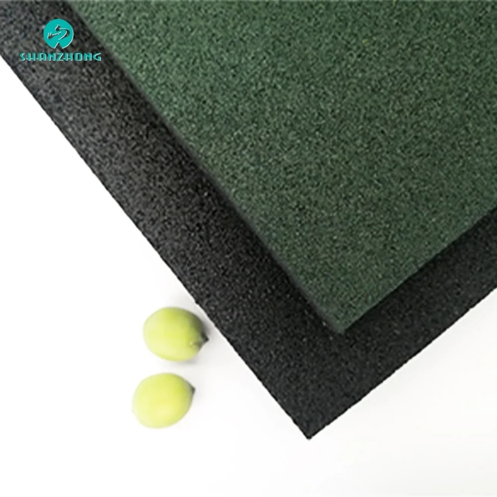 Anti-Skid Rubber Flooring Mat for Indoor or Outdoor Fitness Amusement Place Good Protection