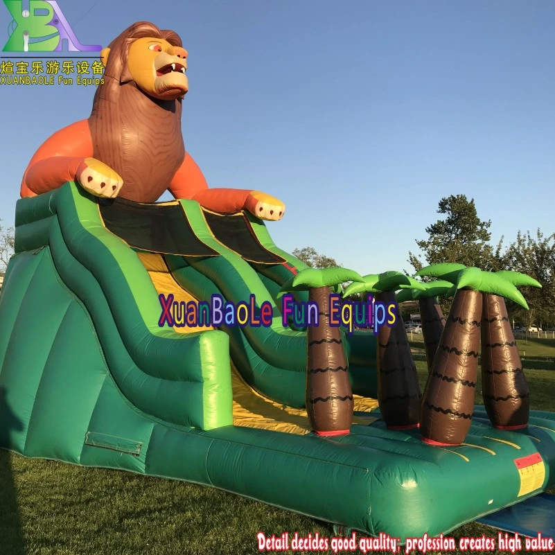 Jungle Animal Inflatable Slide Lion Inflatable Slide