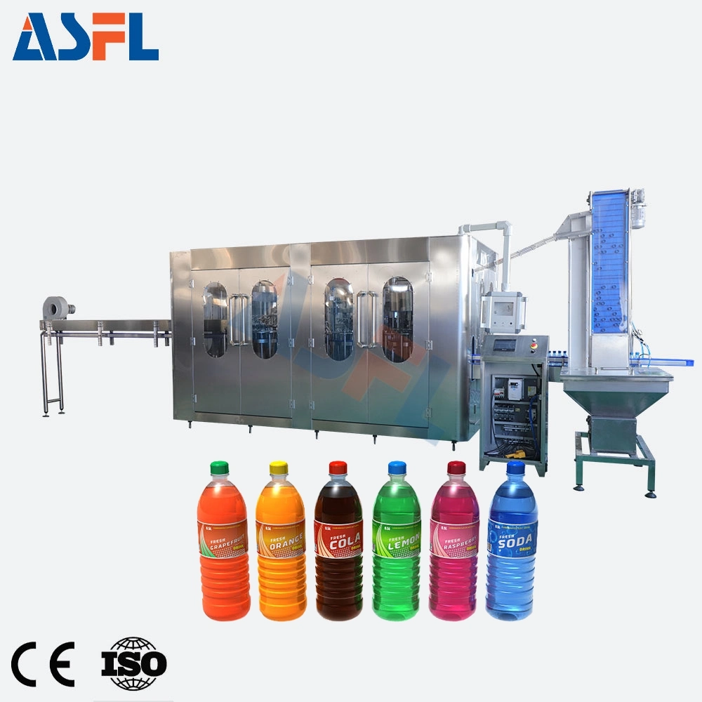 Full Automatic Washing Filling Capping Soda Beverage Production Line