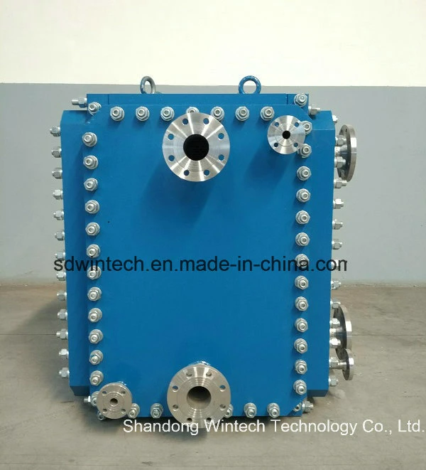 Customized Food Grade Wide Gap Welded Plate Heat Exchanger Serving as Ammonia Cooler