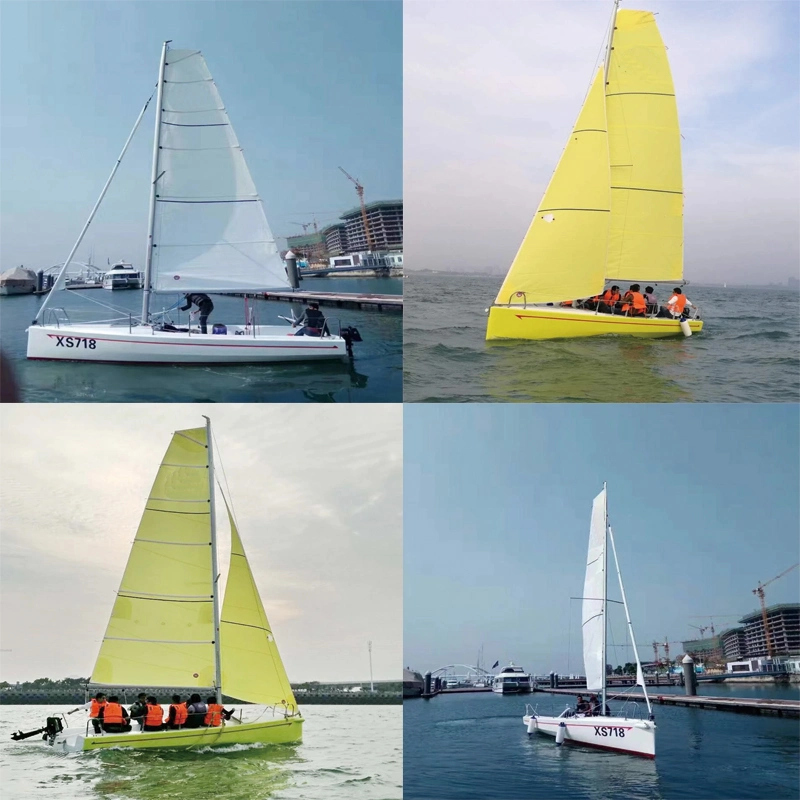 FRP Material High Hardness Sailboat for Sale