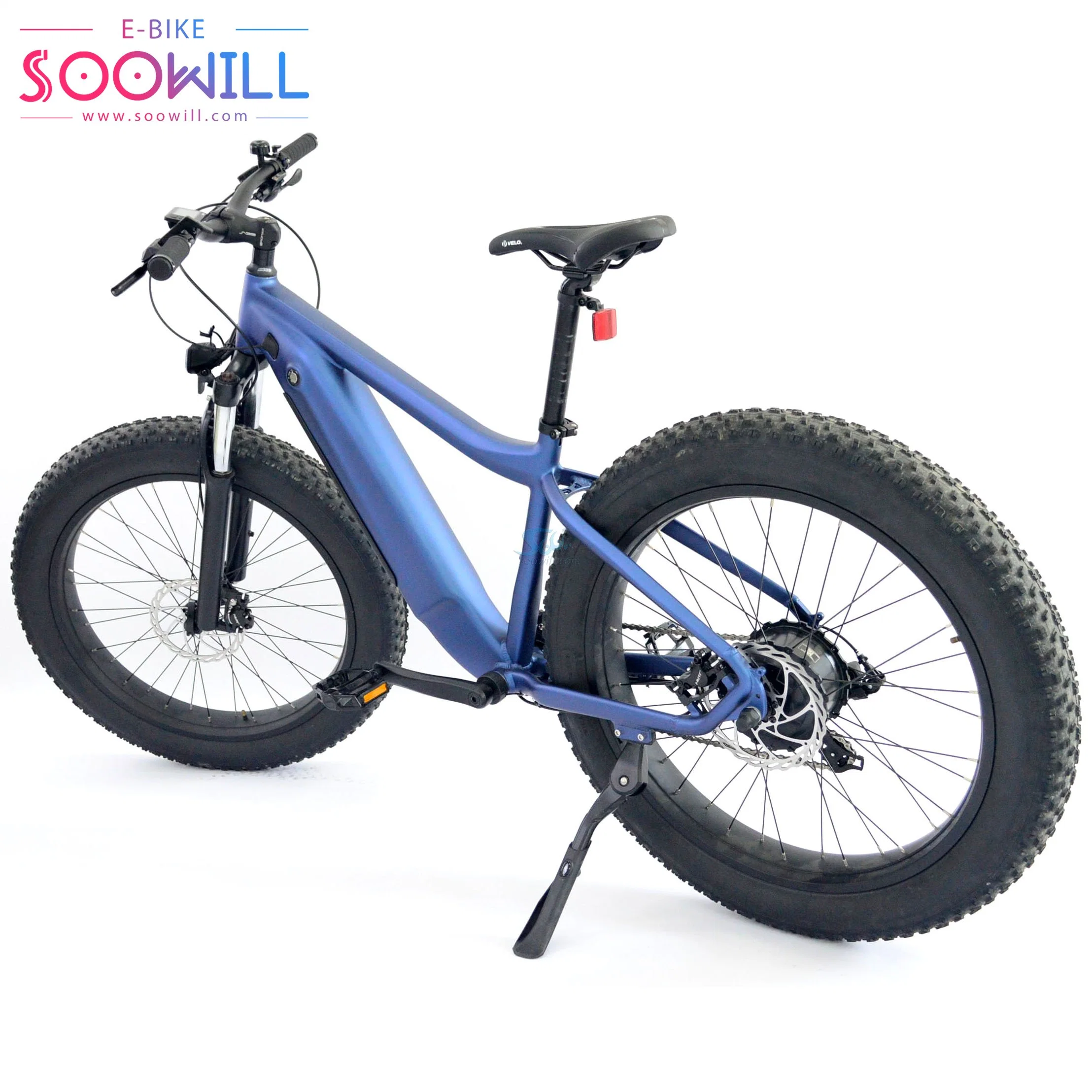26 Inch Fat Tire Electric Bicycle PAS Assistant Bike Lithium Battery 48V13ah, 624wh Male Mountain Ebike