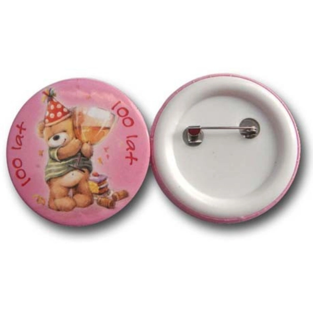 Printing Cute Carton Logo Tin Button Badge, Button Badge (YB-BB-01)