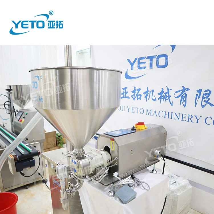 Máquina de llenado de mantequilla de cacahuete de alta calidad con bomba de rotor Yato