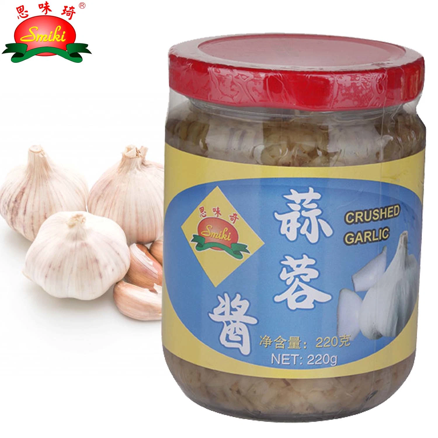 China Exporter Ajo picado orgánico/Ajo triturado hecho de Natural fresco Ajo