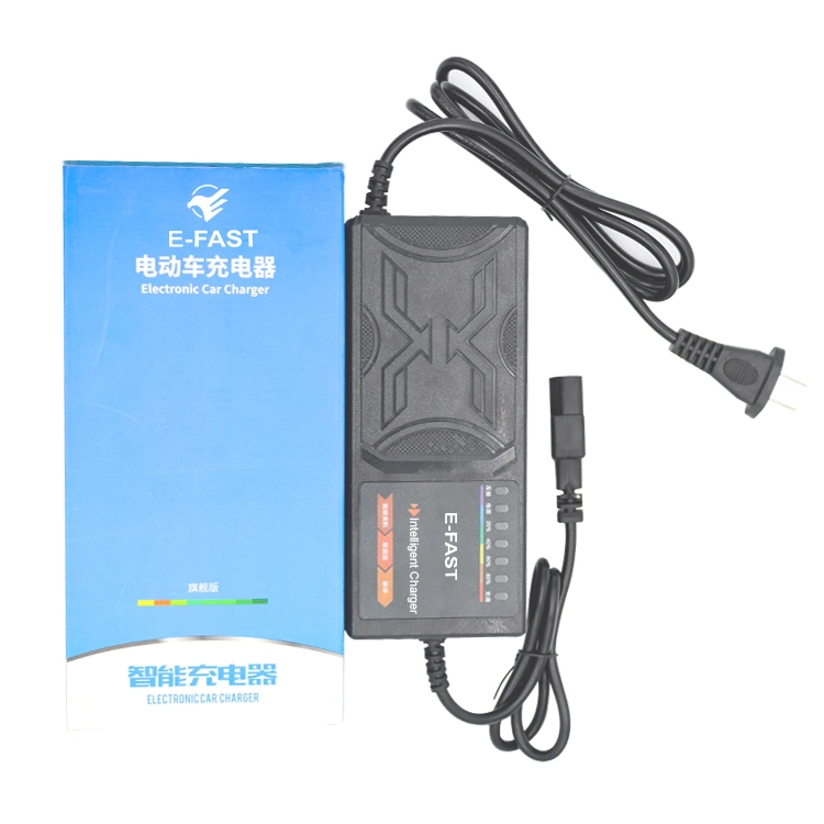 Universal 60V12ah Motorcycle Car Lead-Acid Storage Charger Smart Battery Charger