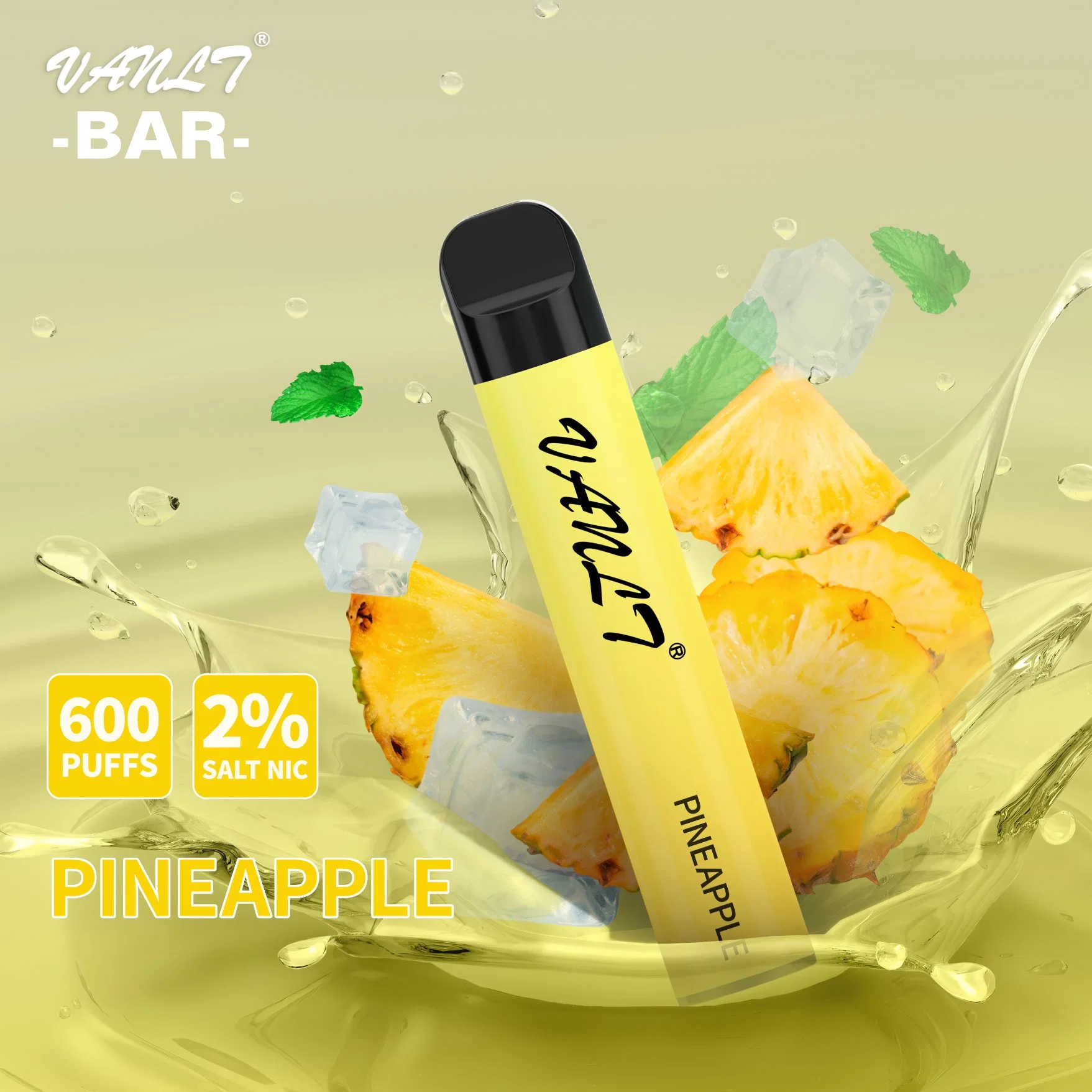 Indissociável reduzir pressão cigarros descartáveis Pineapple Vanlt puffy Bar