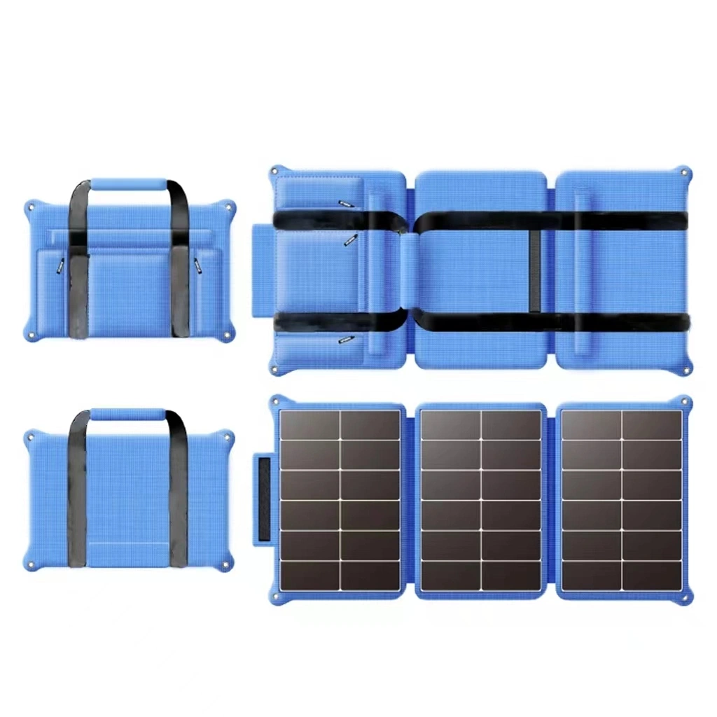 Portable 100W 200W 300W Folding Solar Charging PV Panel Foldable Solar Panel Kit