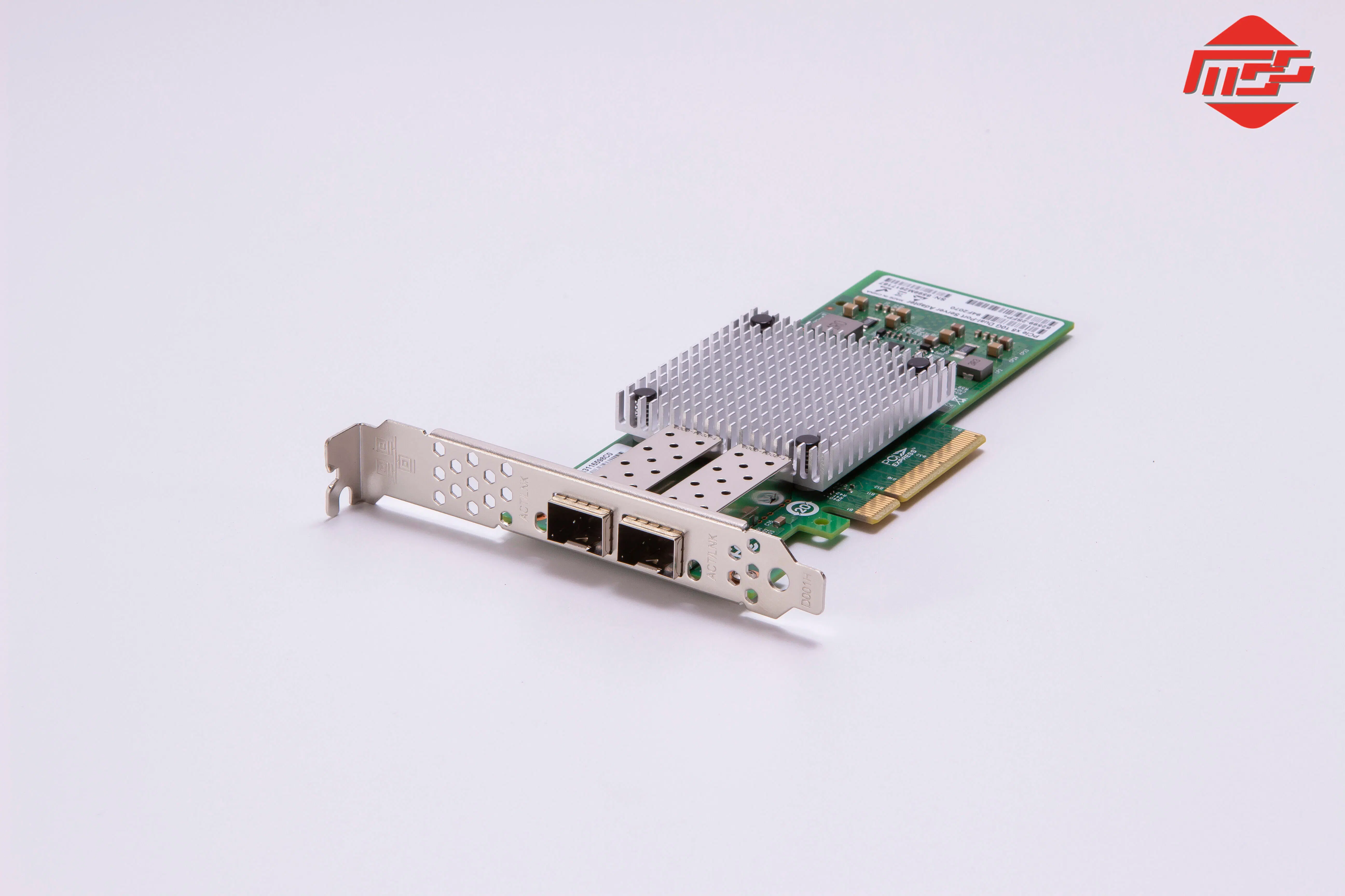 Сетевая карта PCIe X4 2-портовый 802.3at PoE+ Gigabit Vision Плата захвата кадров (на базе Intel I350)