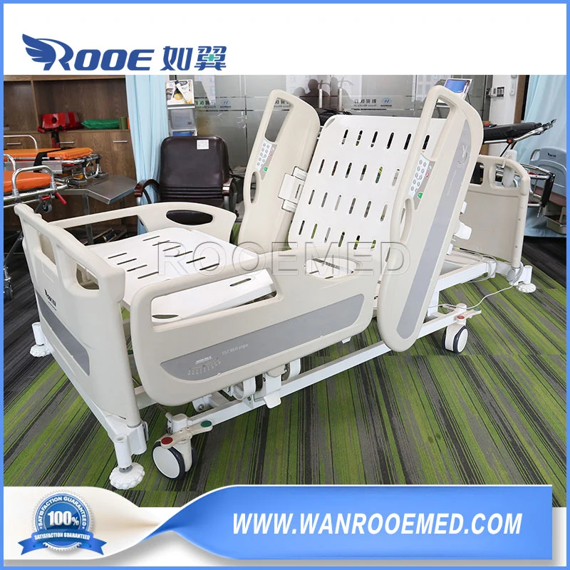 Bae508 Manufacture Height Adjustable Electric Hospital Nursing 5 Function ICU Bed for Patients