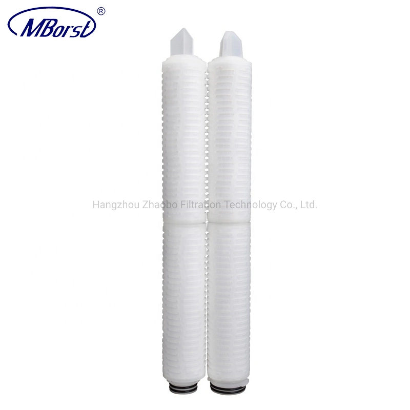 Expert Manufacturer of Filter Cartridge Glass Fiber Pleated Memrane 0.1 0.2 Micron for Respirator Water Purifier RO Water