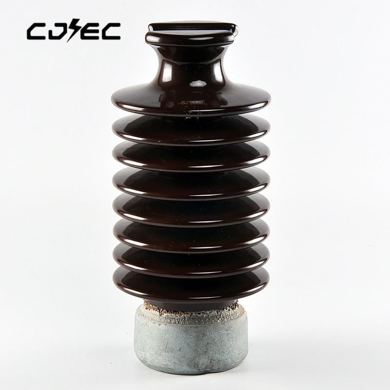 12.5kn 45kv 57-3 Porcelain Line Post Insulators for Transmission Lines