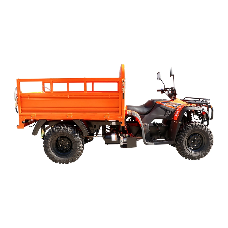 موتور دراجة رباعي الدفع ATV 4X2 خارج الطرق مع هيدروليكي جرافة القلب BS50du-2WD-1.8-B باللون البرتقالي