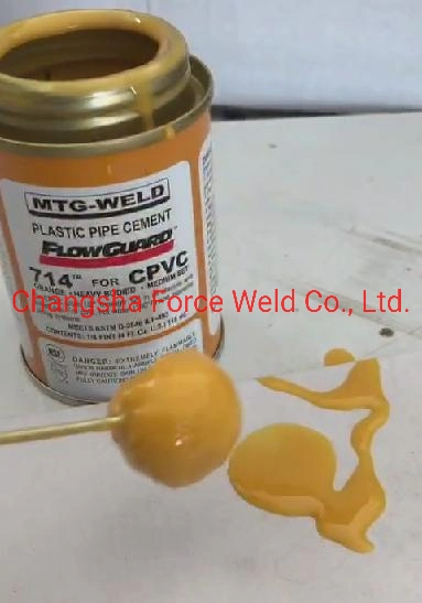 CPVC Cement in Orange Color Same as USA Quality 714 CPVC Glue