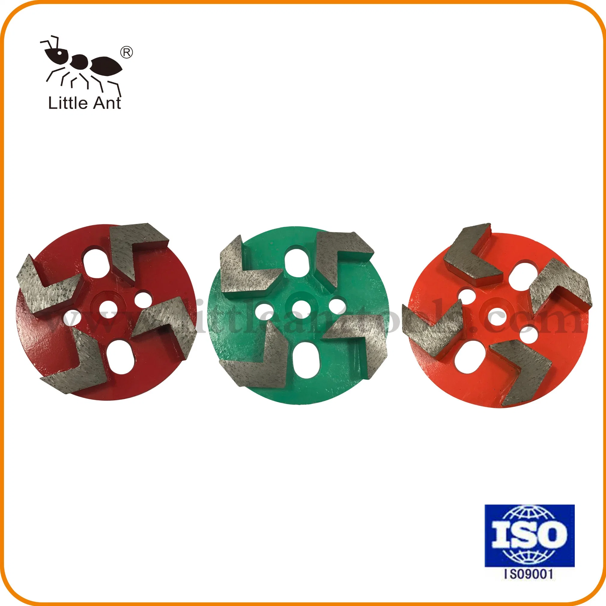 4"/100mm Metal Bond Diamond Segment Grinding Plate Abrasive Disk Hardware Tools for Concrete Stone