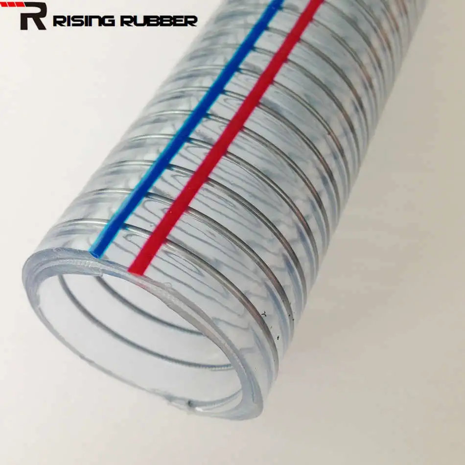 PVC Plastic Steel Wire Reinforced Hose Water Garden Pipe Hose