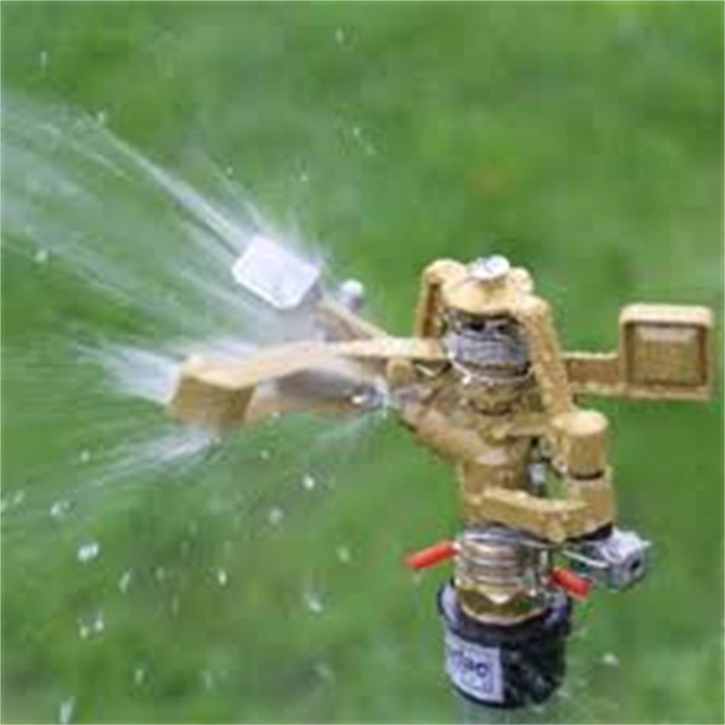 1/2inch Full Circle Lawn Spray Irrigation Zinc Alloy Metal Impact Sprinkler for Gardening