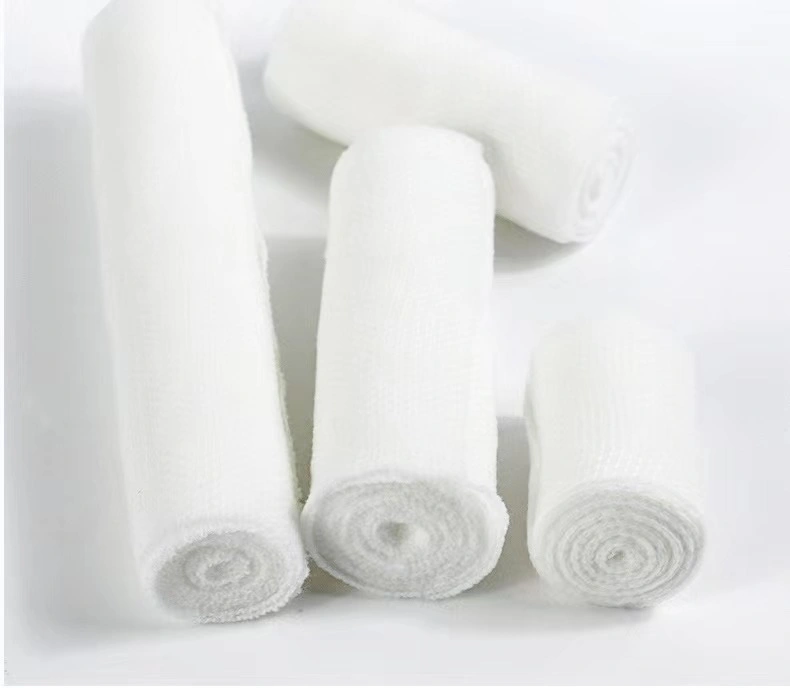 Wholesale/Supplier Factory Elastic Bandage Fabric Dressing Gauze Bandage Rolls