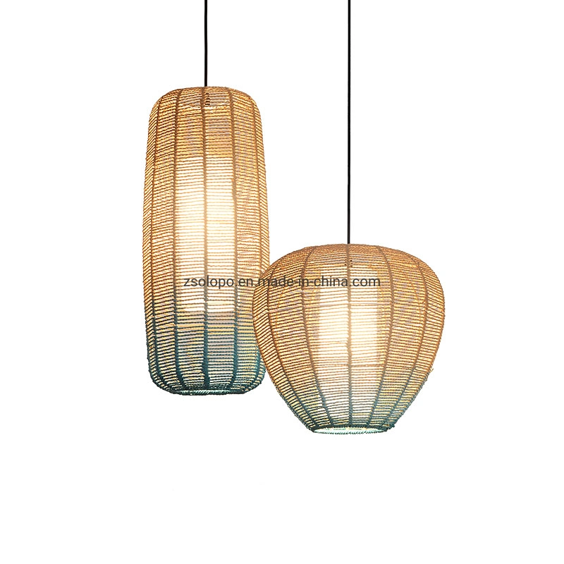 Bamboo Pendant Lamp Ceiling Lighting Chandelier Dining Room Decoration Lamparas Living Room